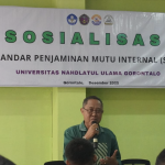 LPM UNU Gorontalo Gelar Sosialisasi Standar Penjaminan Mutu Internal (SPMI) di Lingkungan Universitas Nahdlatul Ulama Gorontalo