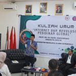Internet dan Revolusi Pendidikan Global : Kuliah Umum oleh Prof. Dr. Ir. Fadel Muhammad di Universitas Nahdlatul Ulama Gorontalo